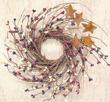 10 Country Mix Pip & Twig Wreath - The Fox Decor